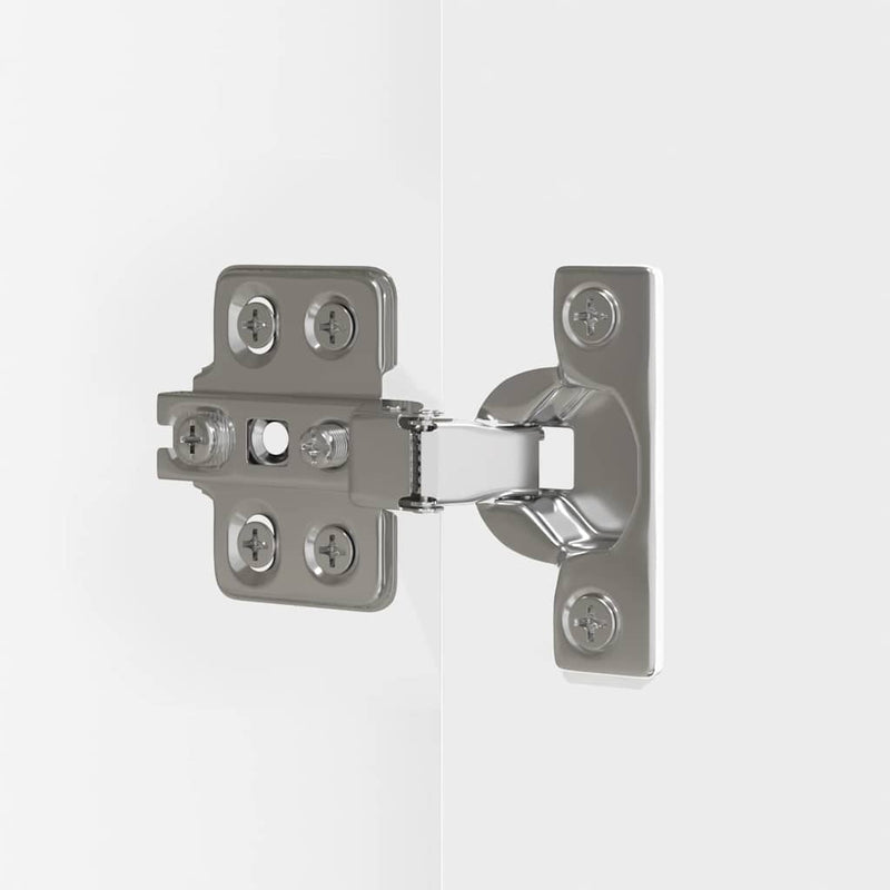 vidaXL Fürdőszoba mosdószekrény ajtóval Fehér 60 x 30 x 60 cm Faanyag