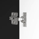 vidaXL Fürdőszoba mosdószekrény ajtóval Fekete 60 x 30 x 60 cm Faanyag