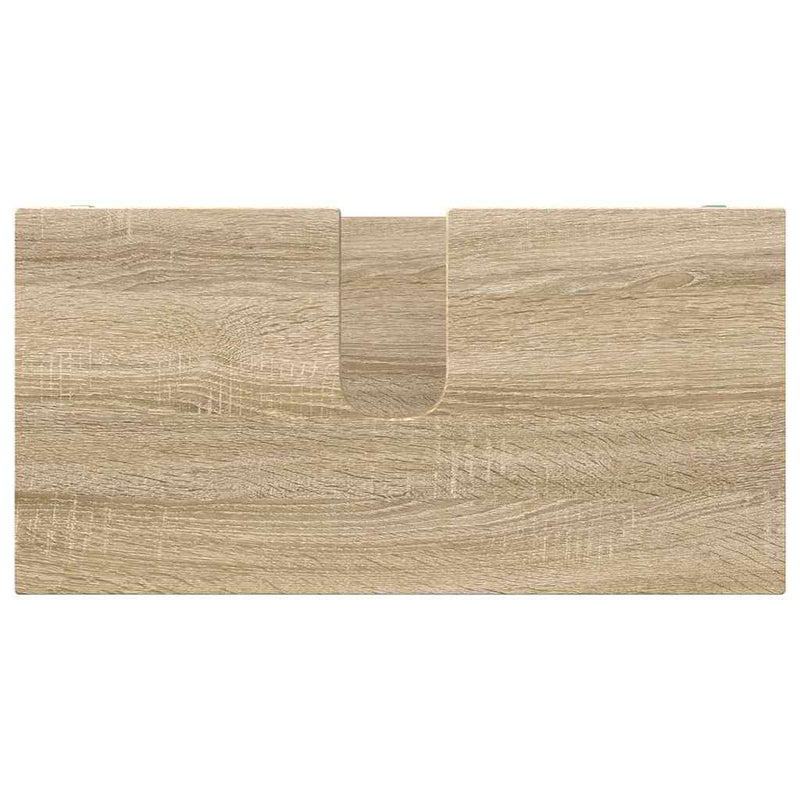 vidaXL Fürdőszoba mosdószekrény Sonoma tölgy 60 x 30 x 60 cm Faanyag