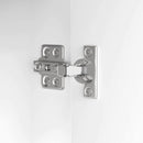 vidaXL Fürdőszoba mosdószekrény Magas Fényű Fehér 60 x 30 x 60 cm