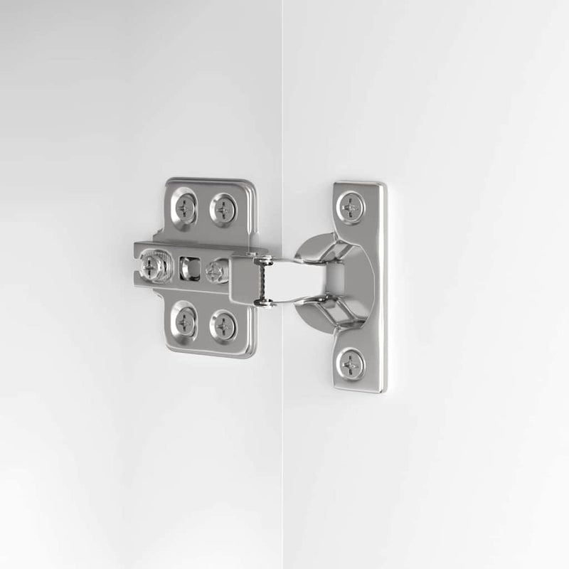 vidaXL Fürdőszoba mosdószekrény Magas Fényű Fehér 60 x 30 x 60 cm