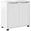 vidaXL Fürdőszoba mosdószekrény Magas Fényű Fehér 60 x 30 x 60 cm