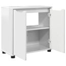 vidaXL Fürdőszoba mosdószekrény Magas Fényű Fehér 60 x 30 x 60 cm