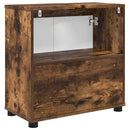 vidaXL Fürdőszoba mosdószekrény Füstölt tölgy 60 x 30 x 60 cm Faanyag