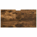 vidaXL Fürdőszoba mosdószekrény Füstölt tölgy 60 x 30 x 60 cm Faanyag