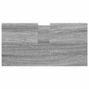 vidaXL Fürdőszoba mosdószekrény Szürke Sonoma 60 x 30 x 60 cm Faanyag