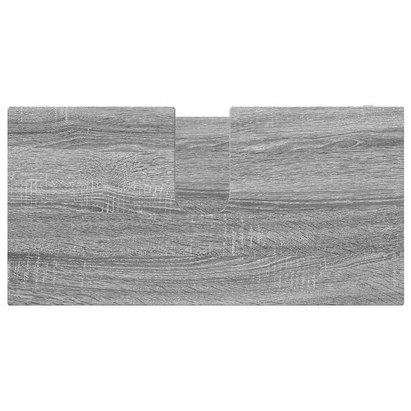 vidaXL Fürdőszoba mosdószekrény Szürke Sonoma 60 x 30 x 60 cm Faanyag