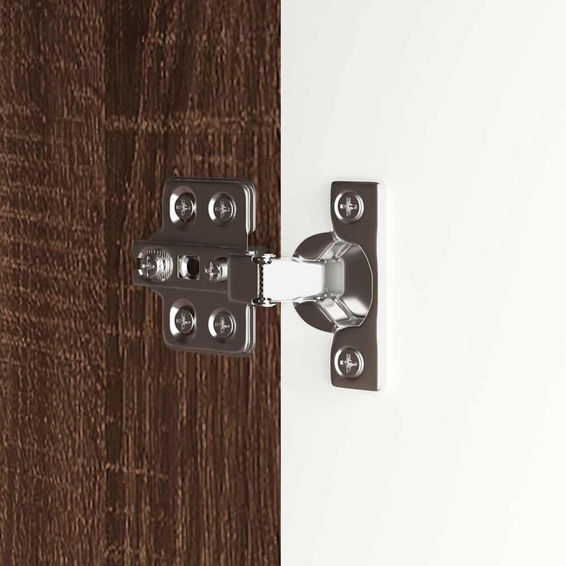 vidaXL Fürdőszoba mosdószekrény Barna Tölgy 60 x 30 x 60 cm Faanyag