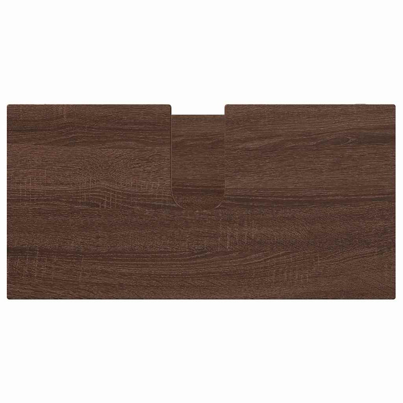 vidaXL Fürdőszoba mosdószekrény Barna Tölgy 60 x 30 x 60 cm Faanyag