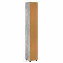 vidaXL Fürdőszoba Székény Beton Szürke 30,5 x 30 x 195 cm Faanyag