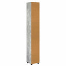 vidaXL Fürdőszoba Székény Beton Szürke 30,5 x 30 x 195 cm Faanyag