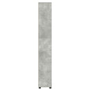vidaXL Fürdőszoba Székény Beton Szürke 30,5 x 30 x 195 cm Faanyag