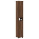 vidaXL Fürdőszoba Székény Barna Tölgy 30,5 x 30 x 195 cm Faanyag