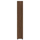 vidaXL Fürdőszoba Székény Barna Tölgy 30,5 x 30 x 195 cm Faanyag