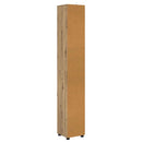 vidaXL Fürdőszoba Székény Artisan tölgy 30,5 x 30 x 195 cm Faanyag