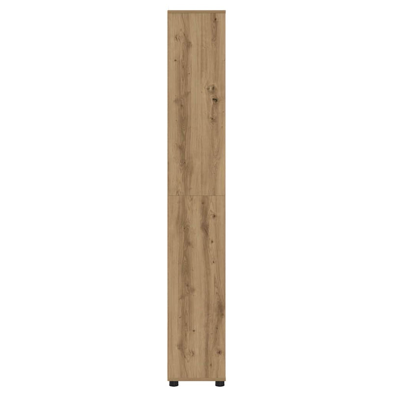 vidaXL Fürdőszoba Székény Artisan tölgy 30,5 x 30 x 195 cm Faanyag