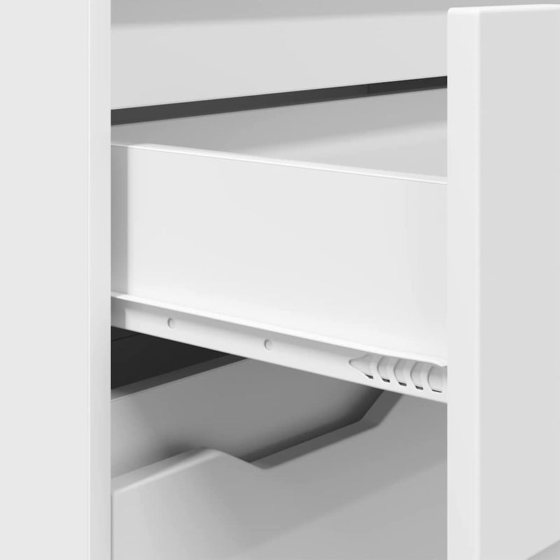 vidaXL Fürdőszoba Székény fiókkal Fehér 72,5 x 36,5 x 100 cm Faanyag