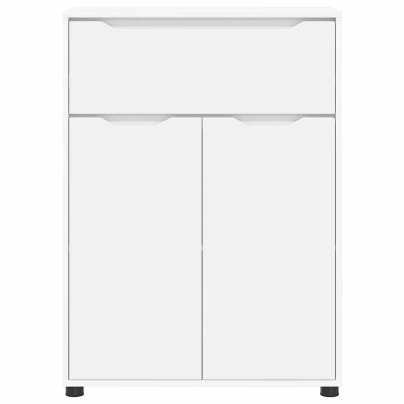 vidaXL Fürdőszoba Székény fiókkal Fehér 72,5 x 36,5 x 100 cm Faanyag