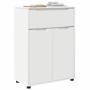 vidaXL Fürdőszoba Székény fiókkal Fehér 72,5 x 36,5 x 100 cm Faanyag