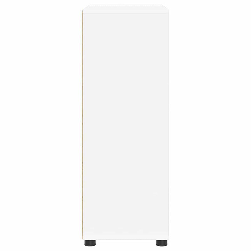 vidaXL Fürdőszoba Székény fiókkal Fehér 72,5 x 36,5 x 100 cm Faanyag