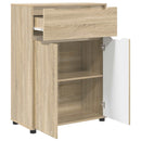vidaXL Fürdőszoba Székény Sonoma tölgy 72,5 x 36,5 x 100 cm Faanyag