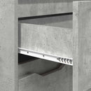 vidaXL Fürdőszoba Székény Beton Szürke 72,5 x 36,5 x 100 cm Faanyag