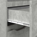 vidaXL Fürdőszoba Székény Beton Szürke 72,5 x 36,5 x 100 cm Faanyag