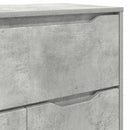 vidaXL Fürdőszoba Székény Beton Szürke 72,5 x 36,5 x 100 cm Faanyag