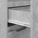 vidaXL Fürdőszoba Székény Beton Szürke 72,5 x 36,5 x 100 cm Faanyag