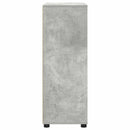 vidaXL Fürdőszoba Székény Beton Szürke 72,5 x 36,5 x 100 cm Faanyag