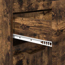 vidaXL Fürdőszoba Székény Füstölt tölgy 72,5 x 36,5 x 100 cm Faanyag