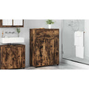vidaXL Fürdőszoba Székény Füstölt tölgy 72,5 x 36,5 x 100 cm Faanyag
