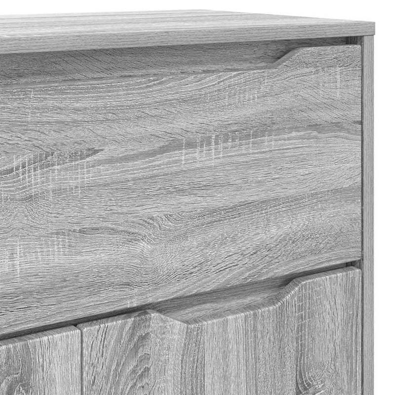 vidaXL Fürdőszoba Székény Szürke Sonoma 72,5 x 36,5 x 100 cm Faanyag