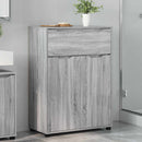 vidaXL Fürdőszoba Székény Szürke Sonoma 72,5 x 36,5 x 100 cm Faanyag