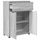 vidaXL Fürdőszoba Székény Szürke Sonoma 72,5 x 36,5 x 100 cm Faanyag