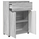 vidaXL Fürdőszoba Székény Szürke Sonoma 72,5 x 36,5 x 100 cm Faanyag
