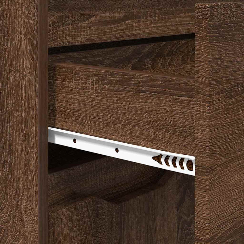 vidaXL Fürdőszoba Székény Barna Tölgy 72,5 x 36,5 x 100 cm Faanyag