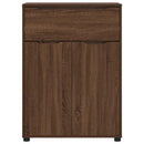 vidaXL Fürdőszoba Székény Barna Tölgy 72,5 x 36,5 x 100 cm Faanyag