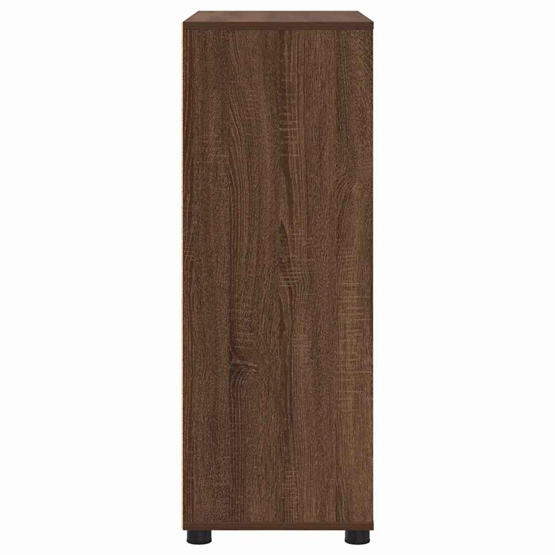 vidaXL Fürdőszoba Székény Barna Tölgy 72,5 x 36,5 x 100 cm Faanyag