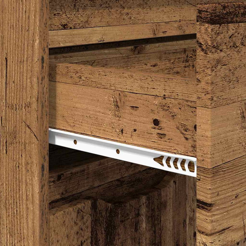 vidaXL Fürdőszoba Székény fiókkal Öreg fa 72,5 x 36,5 x 100 cm Faanyag