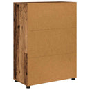 vidaXL Fürdőszoba Székény fiókkal Öreg fa 72,5 x 36,5 x 100 cm Faanyag