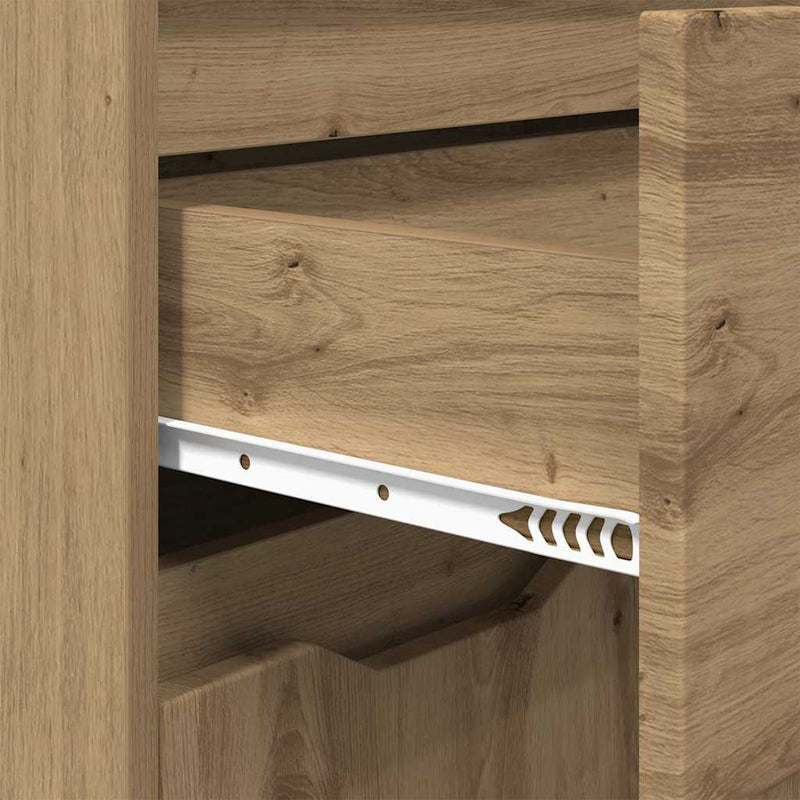 vidaXL Fürdőszoba Székény Artisan tölgy 72,5 x 36,5 x 100 cm Faanyag