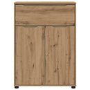 vidaXL Fürdőszoba Székény Artisan tölgy 72,5 x 36,5 x 100 cm Faanyag