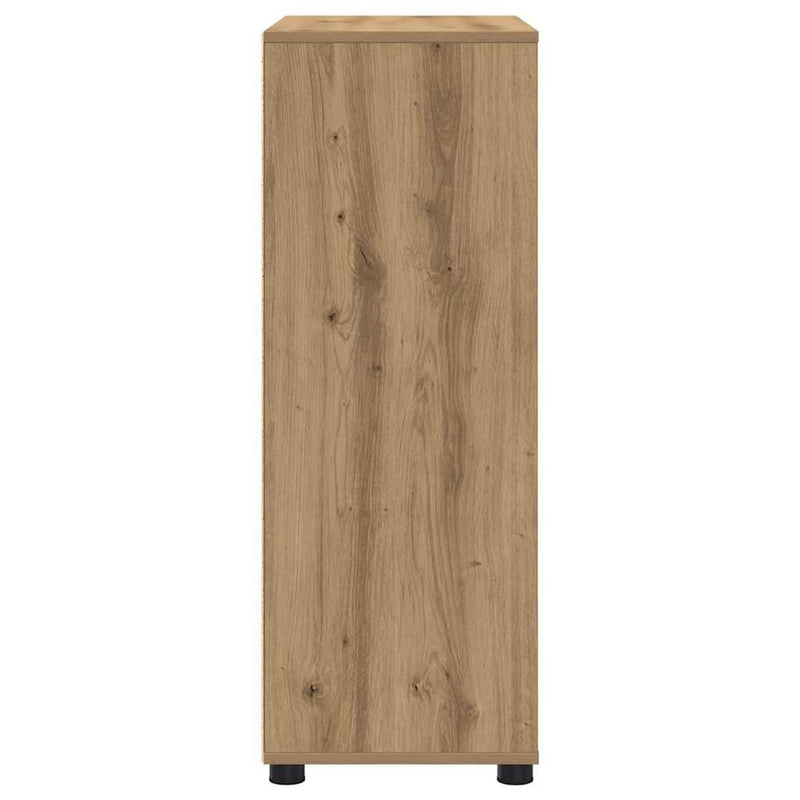 vidaXL Fürdőszoba Székény Artisan tölgy 72,5 x 36,5 x 100 cm Faanyag