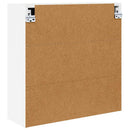 vidaXL Fürdőszobai tükörszekrény ajtóval Fehér 60 x 20 x 60 cm Faanyag