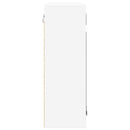 vidaXL Fürdőszobai tükörszekrény ajtóval Fehér 60 x 20 x 60 cm Faanyag