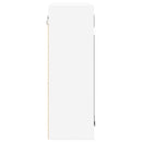 vidaXL Fürdőszobai tükörszekrény ajtóval Fehér 60 x 20 x 60 cm Faanyag