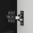 vidaXL Fürdőszobai tükörszekrény Fekete 60 x 20 x 60 cm Faanyag