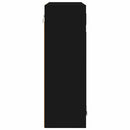 vidaXL Fürdőszobai tükörszekrény Fekete 60 x 20 x 60 cm Faanyag