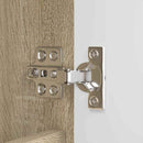 vidaXL Fürdőszobai tükörszekrény Sonoma tölgy 60 x 20 x 60 cm Faanyag